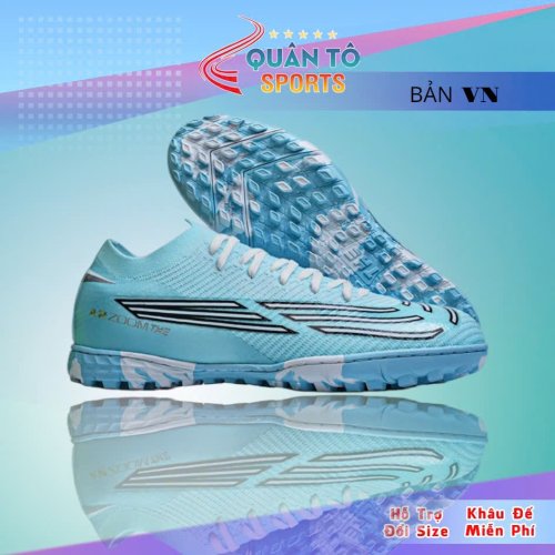 Giày Bóng Đá Việt Nam Vapor 16 Elite Xanh Vạch Đen