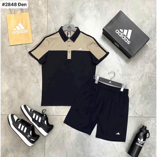 Bộ thể thao Adidas 2848 Đen