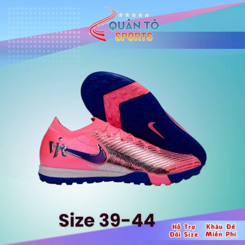 Giày Bóng Đá Nike Mercurial Vapor 16 Elite Vini JR Hồng Xám Cổ Lửng