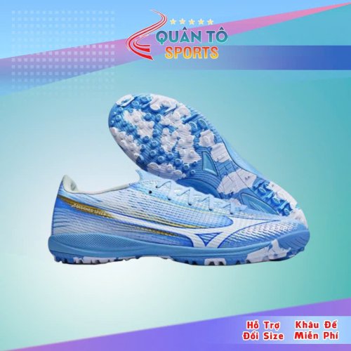 Giày Đá Bóng Mizuno Alpha 3 Pro XANH TRẮNG