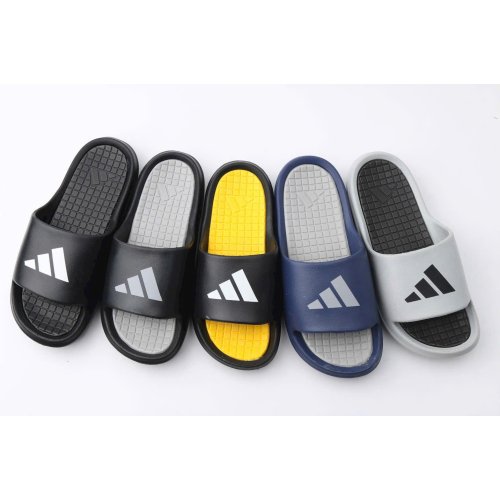 Dép Thể Thao Hè Adidas Giữa Đen Logo Trắng