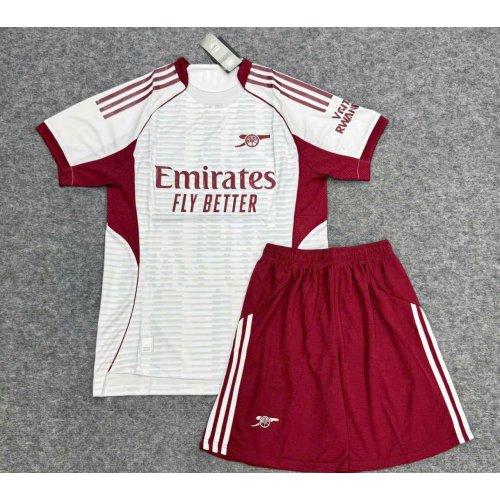 Bộ Bóng Đá Arsenal cao cấp 2026-2027 Trắng đỏ Mận/