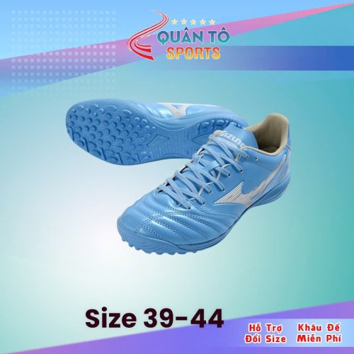Giày Bóng Đá Mizuno Neo 4 Pro Đế Đệm Xanh Ngọc Trắng;;