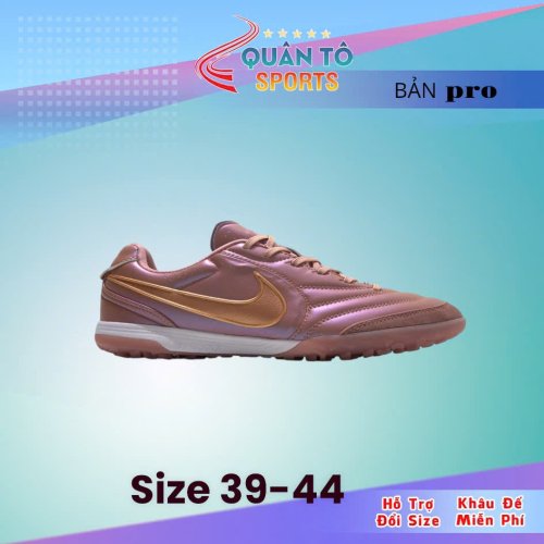 Giày Bóng Đá Nike Tiempo Ligera Pro Nâu Ánh Kim TF..