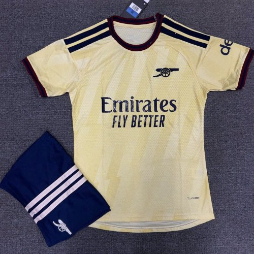 Bộ Bóng Arsenal Sân Khách Mùa 2026/2027 Vàng Tím Than
