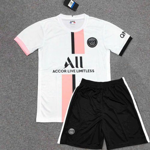 Áo PSG Trắng Hồng Quần Đen