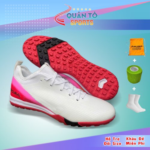 Giày Bóng Đá Trẻ Em Nike Mercurial Vapor 16 Pro V2 TF Trắng Đế Hồng Đỏ