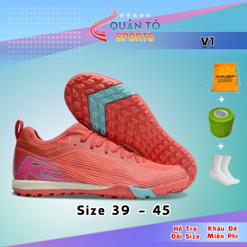 Giày Bóng Đá Mercurial Vapor 16 Pro Cổ Lửng HQ TF Đỏ