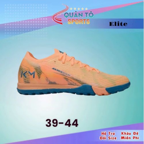 Giày Bóng Đá Mercurial Vapor 16 Elite V1 Đế Đệm TF Cam Đào