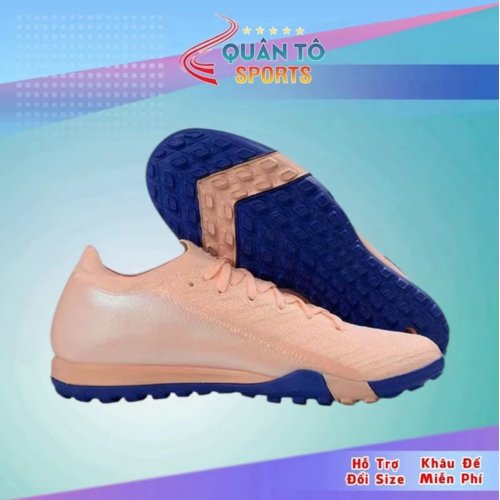 Giày Bóng Đá Mercurial Vapor 16 Elite Cam Nhạt Đế Xanh TF