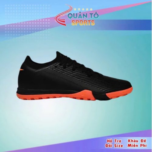Giày Bóng Đá Mercurial Vapor 16 Elite Đen Đế Đỏ Cam Cổ Lửng TF