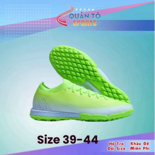 Giày Bóng Đá Mercurial Vapor 17 Elite Xanh Chuối TF Cổ Lửng.