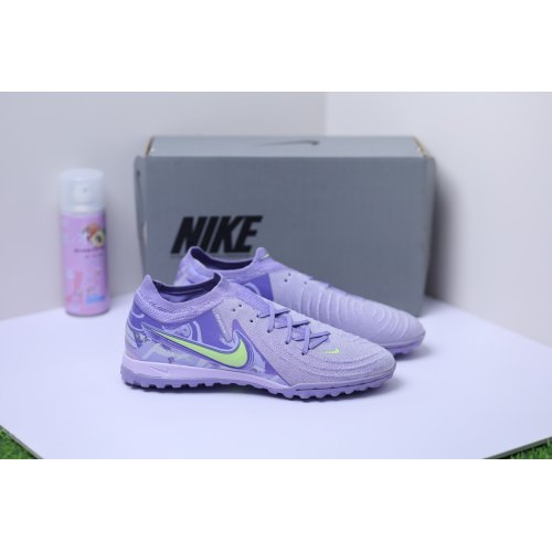 Giày Bóng Đá Nike Phantom GX2 Elite V1 Cổ Lửng TF Tím Khoai Môn Vạch Xanh