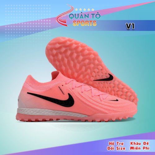 Giày Bóng Đá Nike Phantom GX2 Elite V1 Cổ Lửng TF Hồng Euro 2024