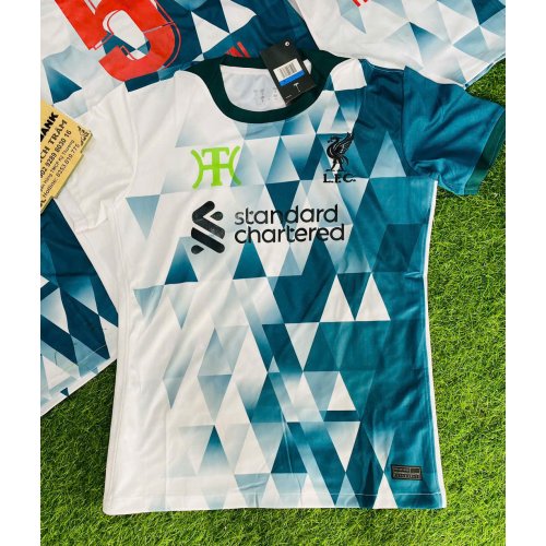 Đơn Áo Công Ty HAMATESU - Liver Loang Trắng Xanh