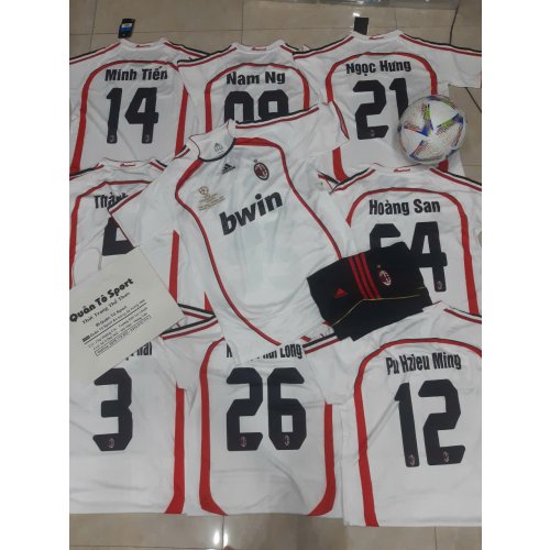 Đơn Áo AC Milan Trắng Fake Thái