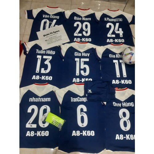 Đơn Áo FC A8 K50 - Áo DullSkill Xanh