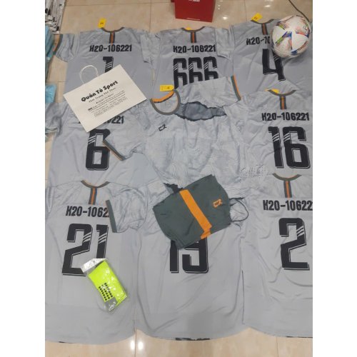 Đơn Áo K20-106221 - ÁO Không Logo CR Xám