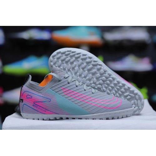 Giày Bóng Đá Mercurial Vapor 16 Pro Đế Đệm TF VN Xám Hồng