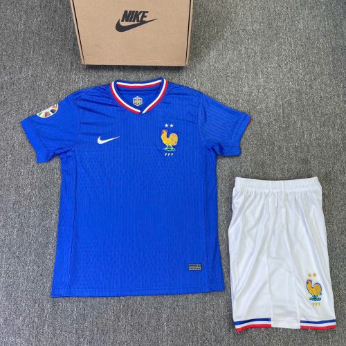 Bộ Bóng Đá Pháp Sân Khách Xanh  EURO 2024