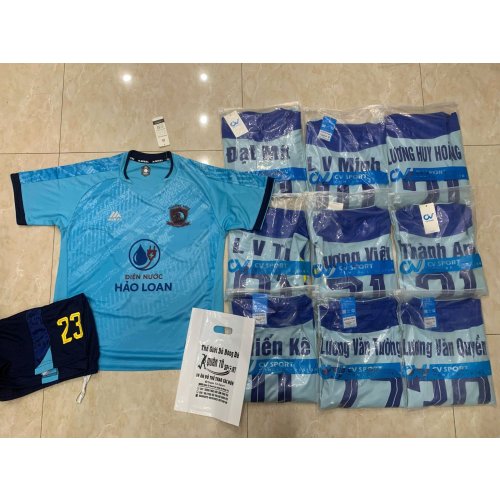 Đơn Áo FC Điện Nước Hảo Loan Mikal Xanh