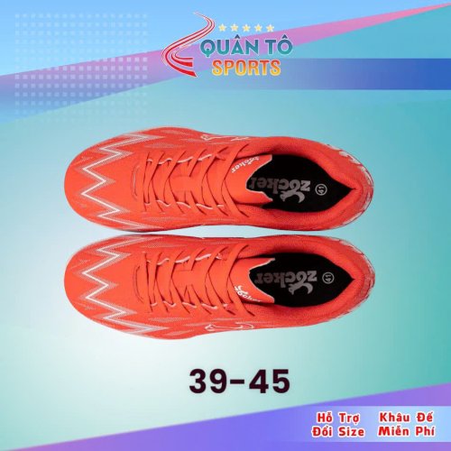 Giày Bóng Đá Zocker Inspire PRO II Đỏ Trắng TF