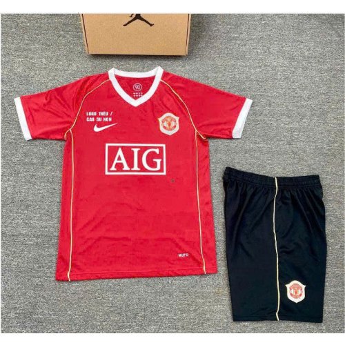 Bộ Bóng Đá Manchester UNited Retro 2006/2007 Đỏ