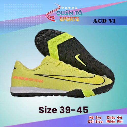 Giày Bóng Đá Nike Mercurial Vapor 16 Academy Đệm Đế TF  Xanh Chuối Đen