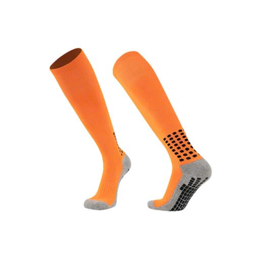 Tất Đá Bóng Chống Trơn Dài - Cam