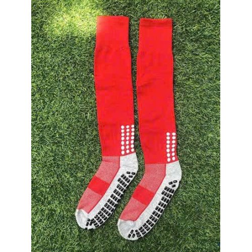 Tất Đá Bóng Chống Trơn Dài - Đỏ